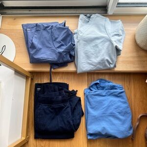 Mandala and figs scrubs